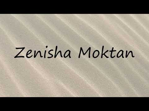 How to Pronounce Zenisha Moktan?