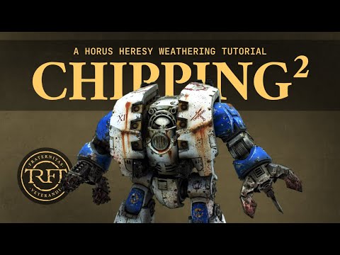 Two Layered Chipping on a World Eaters Leviathan Dreadnought  | A Horus Heresy Hobby Tutorial