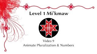 Level 1 Mikmaw: Video 09 - Animate Plurals