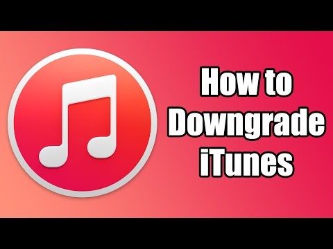 How To Downgrade iTunes from version 12.3.2 back to the version 12.0.1 (Very Simple)