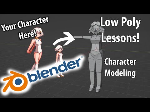 Low Poly Character Modeling Tutorial 1