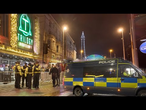 Blackpool on New Years Eve