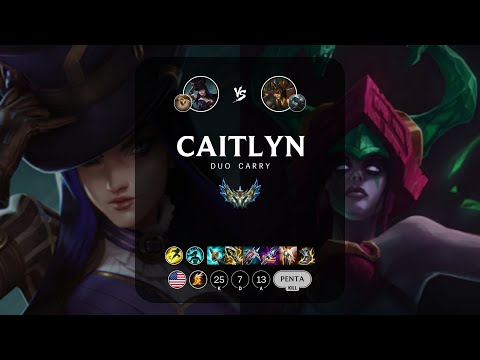 Caitlyn ADC vs Cassiopeia - NA Challenger Patch 13.18
