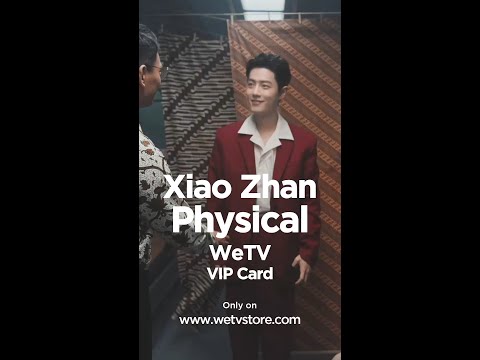 Xiao Zhan Physical VIP Card Only on WeTVStore #SHORTS