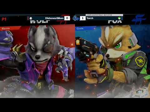 PURE Smash 22 Losers Quarter Finals - Torch (Ness, Fox) vs DishonestMom (Wolf)