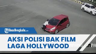Aksi Ipda Uji Bak Film Laga Hollywod saat Gagalkan Perampasan, Mobil Diduga Dirampas Debt Collector