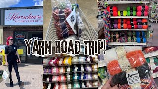 Shopping at Herrschners for the First time! | Finding Halloween Yarn 🎃