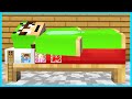 MIPAN ZUZUZU BUAT RUMAH RAHASIA DI BAWAH KASUR BONNI DIAM DIAM DI MINECRAFT BONNI KAGET