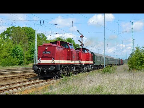Doppel Ost V100 am Reichsbahnzug