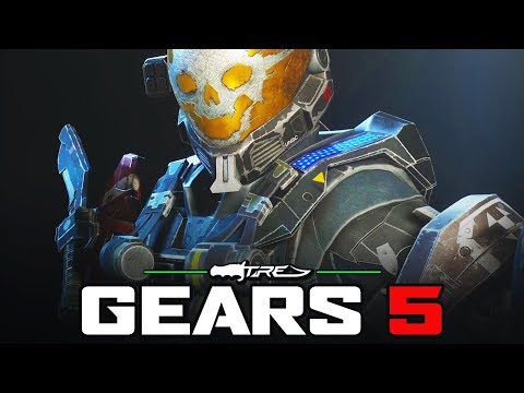 GEARS 5 Horde Mode Gameplay - 10 Minutes of EMILE-A239 Character Gameplay (Halo Reach Pack)