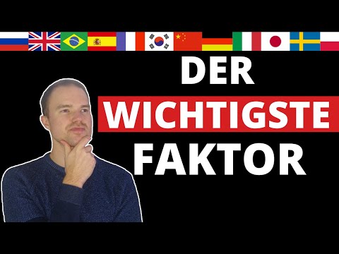 Der WICHTIGSTE Faktor beim Sprachen lernen