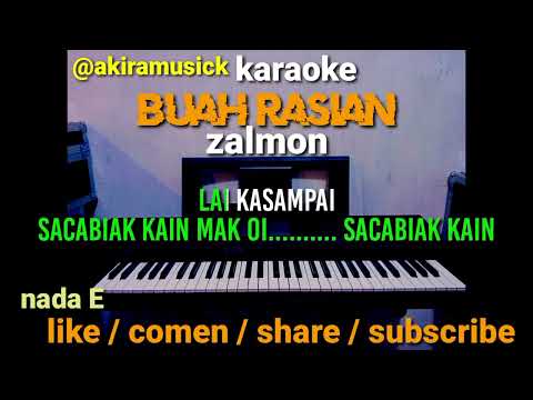 KARAOKE  BUAH RASIAN ZALMON (nada E)@idonrusdi5