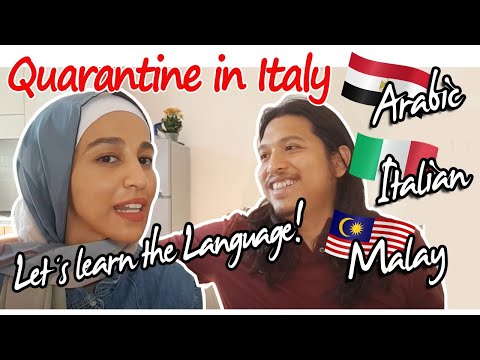Language Lessons (Italian Malay Arabic) |Part 1| Quarantine 14 Days 🇮🇹