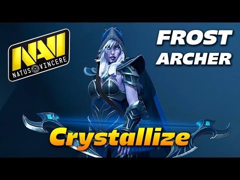 Crystallize DROW RANGER [FROST ARCHER] Dota 2 Pro Gameplay