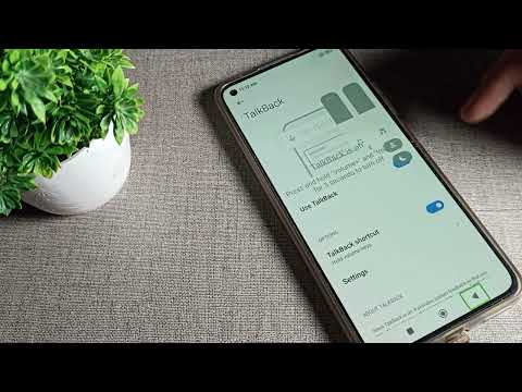 TalkBack on in Mi 10t phone, how to use TalkBack setting