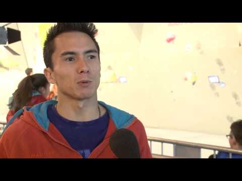 IFSC Climbing World Cup Grindewald 2014 - Sean McColl on Multi-discipline Climbing
