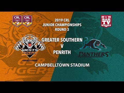 2019 Country Rugby League Rep - Johns and Daley Cup - Round 3 - GSR Tigers v Panthers
