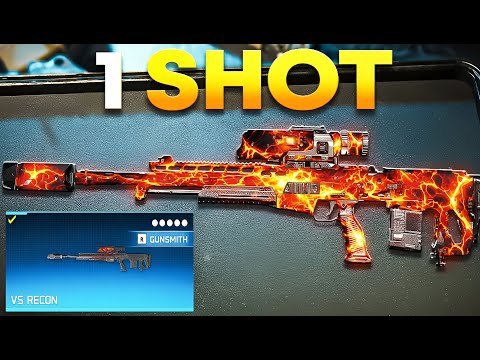 new *ONE SHOT* VS RECON LOADOUT in WARZONE! 😍 (Best VS RECON Class Setup) - BO7