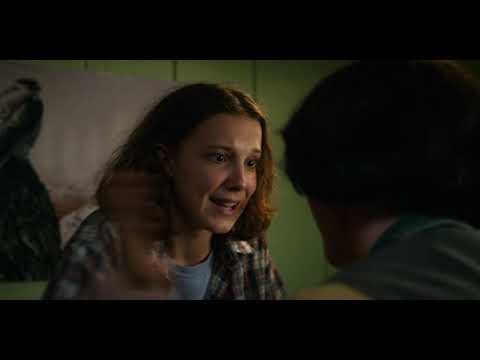 Stranger Things 3 Episode 1 Clip 1: Mike and El kiss