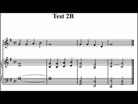 E Aural Trainer Test 612 - Grade 6 Aural
