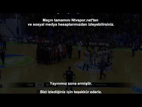 FIBA Europe Cup 2. Tur L Grubu maçı LIEDEN - BAHÇEŞEHİR KOLEJİ #CANLI