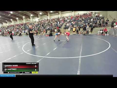 122 Lbs Champ. Round 1 - Samara Ward, UT Vs Bk Martinez, CA Ac16