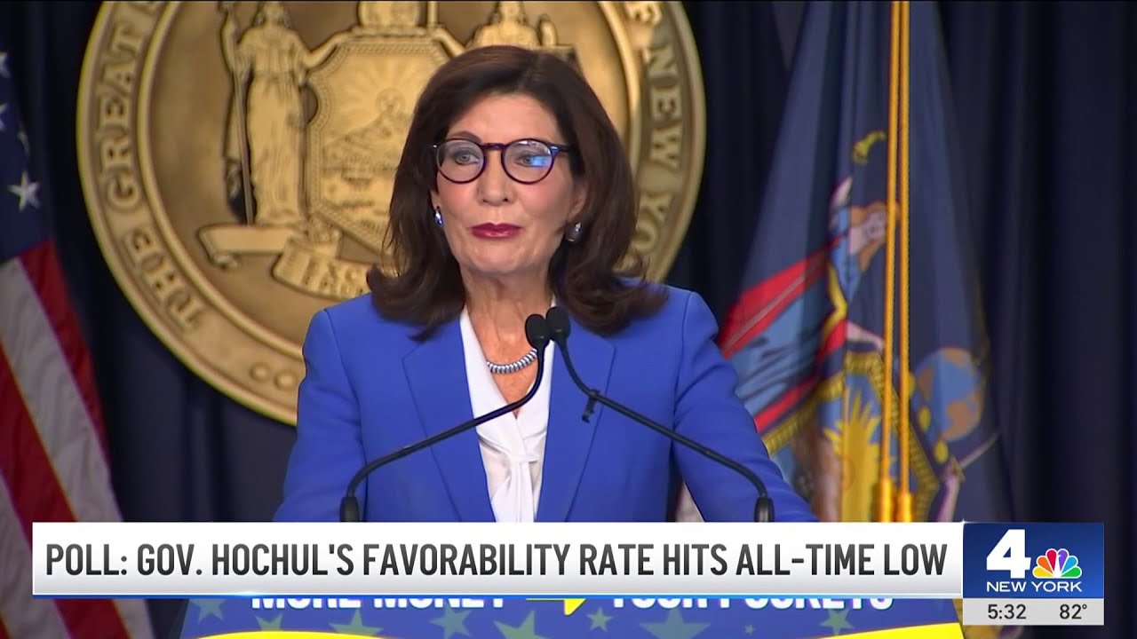 Poll: Gov. Hochul's favorability rate hits all-time low | NBC New York