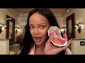 La Rutina De Maquillaje De Rihanna | V0GU3 (traducido Al Español)