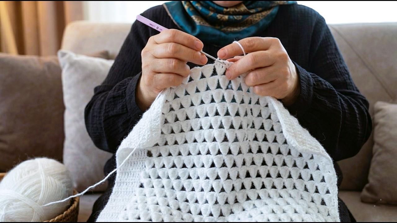 Yeni Başlayanlar İçin Tığ İşi Kolay Çeyizlik Yelek, Şal, Bolero, Buluz modeli yapımı