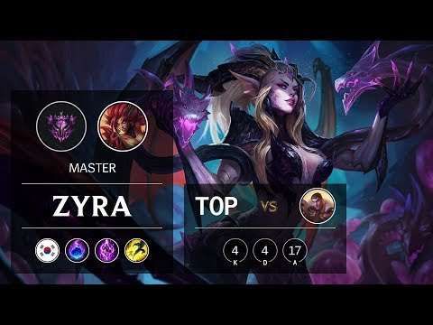Zyra Top vs Jayce - KR Master Patch 9.19