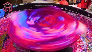 FABULOUS LEFTOVER PAINT - Acrylic Pour Painting at Home