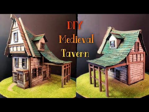 DIY Medieval Tavern #diy #art #mini
