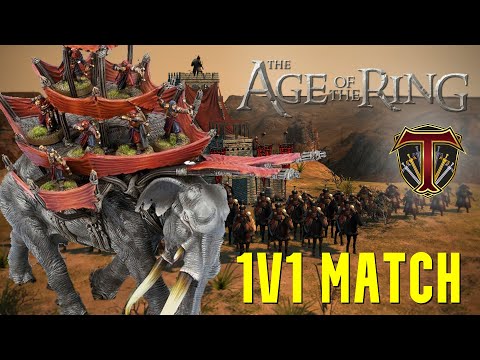 Harad Calls! Rise MUMAKIL! Haradwaith vs Dol Guldur - BFME2 Age of the Ring Multiplayer