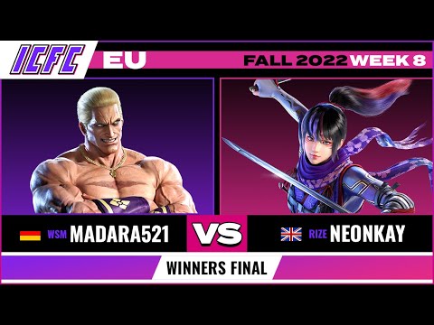Madara521 (Geese) vs Neonkay (Kunimitsu) Winners Final - ICFC EU Tekken 7 Fall 2022 Week 8