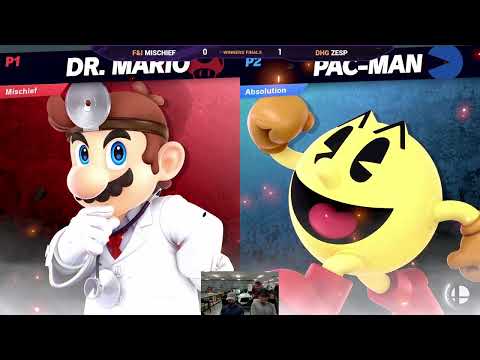 Clash at Coliseum #8 SSBU - WFs - DHG | Zesp (Pac-Man/Sonic) vs F&I | Mischief (Dr. Mario/Mario)