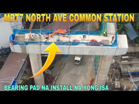 BEARING PAD NA INSTALL NA YONG ISA/MRT7 NORTH AVE COMMON STATION UNIFIED GRAND CENTRAL STATION