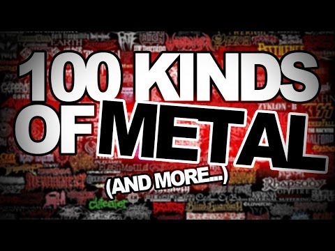 100 hard rock, metal & core subgenres in 5 minutes (by 2GUYS1TV)
