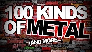 100 hard rock, metal & core subgenres in 5 minutes (by 2GUYS1TV)