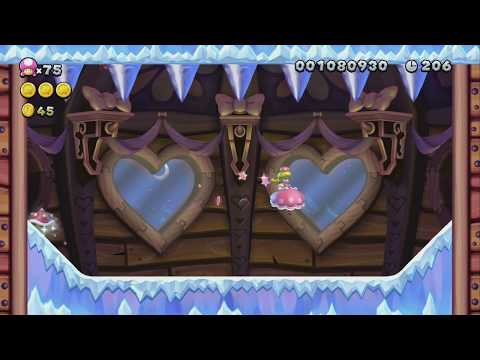 Wendy's Thwomp Castle ~ Frosted Glacier-Castle - New Super Luigi U - New Super Mario Bros. U Deluxe