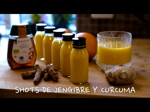 Shots de Jengibre y Curcuma - Energia y Salud en 4 minutos