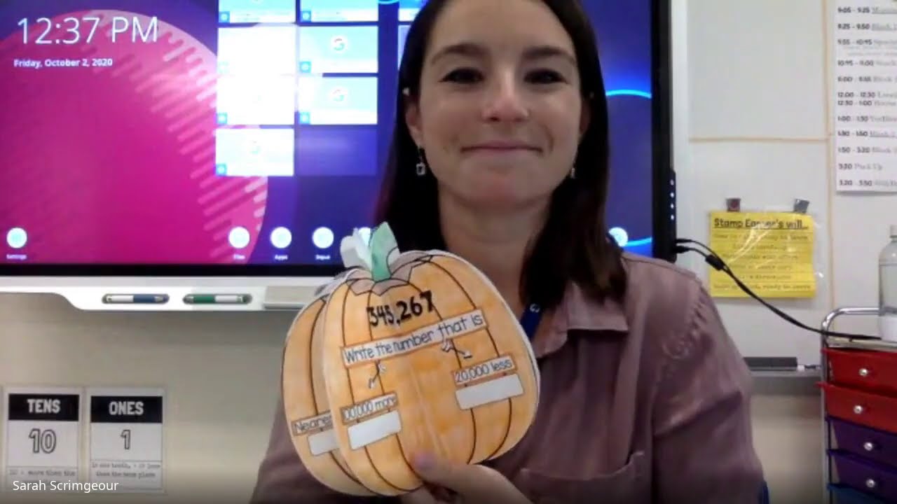 Pumpkin Place Value Project