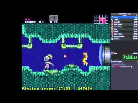 Super Metroid: Airy - Theory TAS (1:04:44) - With commentary! - 1 / 5