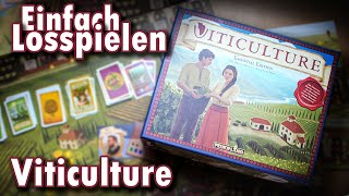Viticulture - Einfach Losspielen (Anleitung)