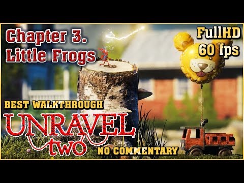 Unravel Two. Chapter 3. Little Frogs. 1080p 60fps
