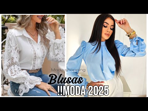 MODA 2025 BLUSAS BONITAS MODERNAS NUEVOS ESTILOS MUJER
