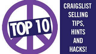 TOP 10 Craigslist Selling Tips, Hints and Hacks!