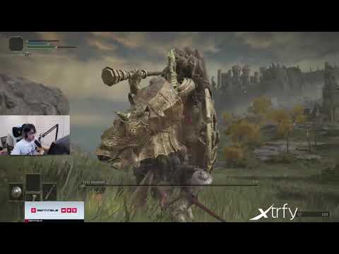 TenZ kills the tree sentinel on his first day elden ring gameplay!