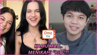 BULE JERMAN SUKA COWOK INDONESIA, MAU MENIKAH DENGAN AKU! | OME TV