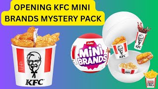 Opening KFC Mini Brands mystery pack