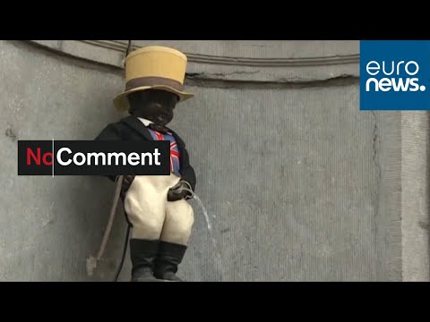 Manneken Pis: Brussels landmark dressed in Union Jack waistcoat ahead of Brexit